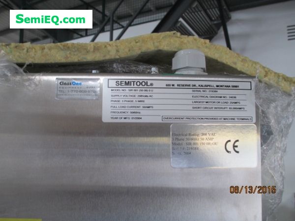 Semitool Sirius hydrozone Processing