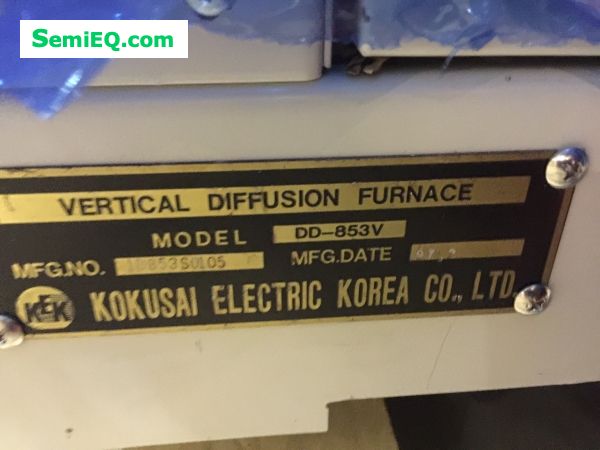 Kokusai DD-853V-8BL Furnace