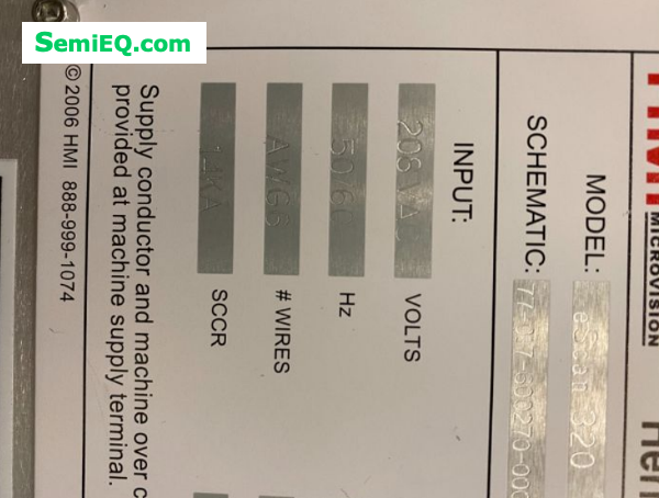 Hermes Microvision eScan320 CFM Inspection Tool